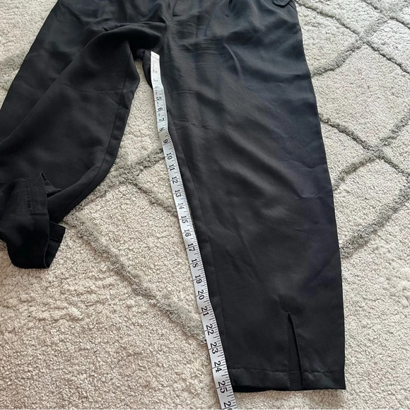 Ted Baker black trousers Ninette High Waist Carrot Leg Pants high rise taper 8 - Picture 9 of 11